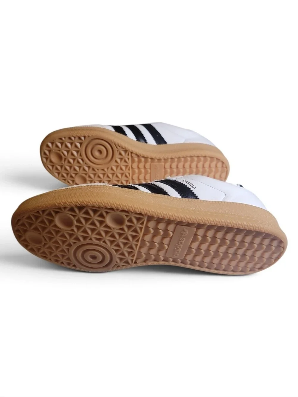 Adidas Samba XLG White Black Gum Sole Sneakers